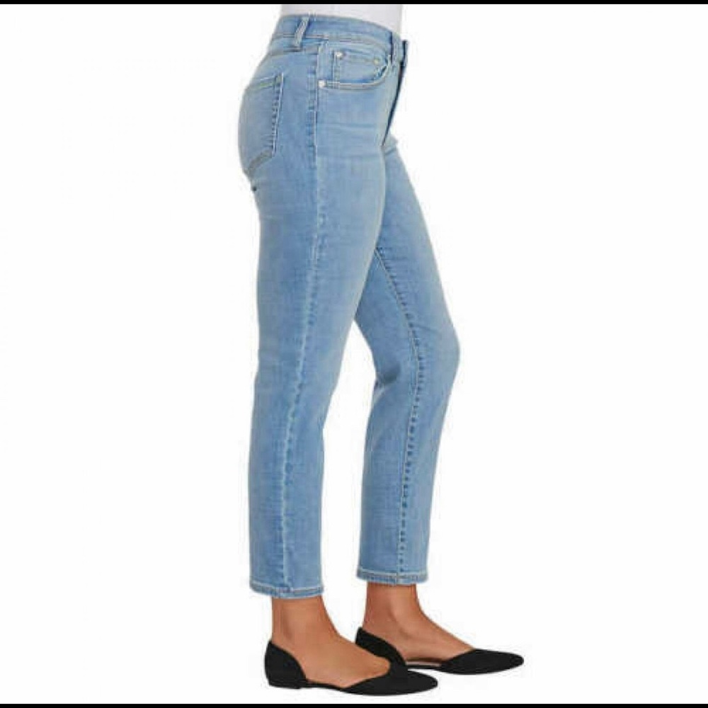 Ella Moss High Waist Straight Ankle Jean